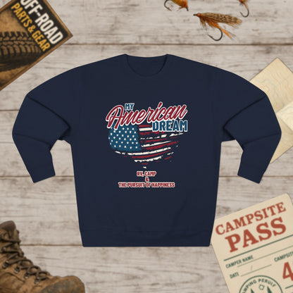 Unisex RV Life American Dream Sweatshirt Lane Seven LS14004