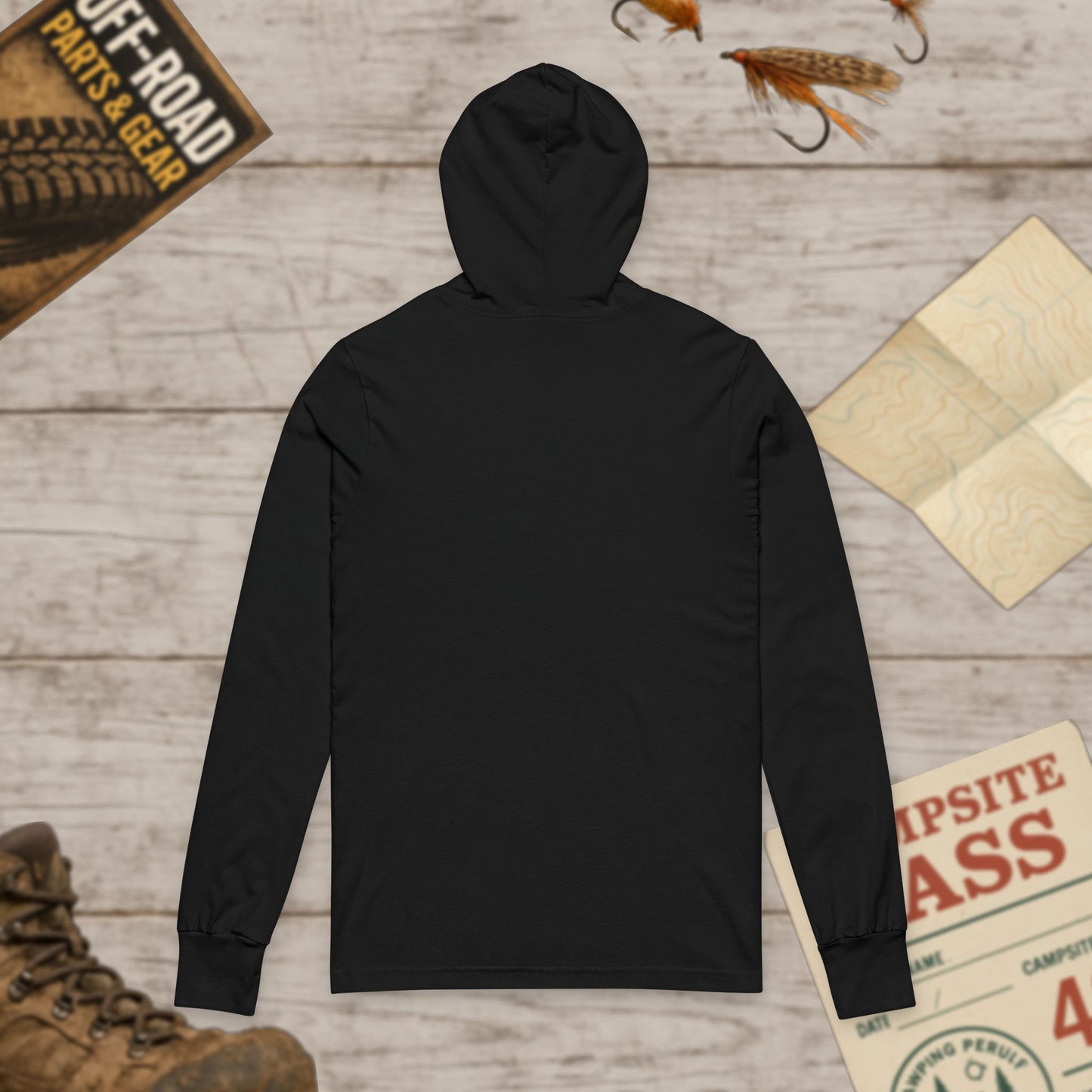 Marshmallow Adventure Hooded Tee, Cozy Campfire Shirt Bella+Canvas 3512