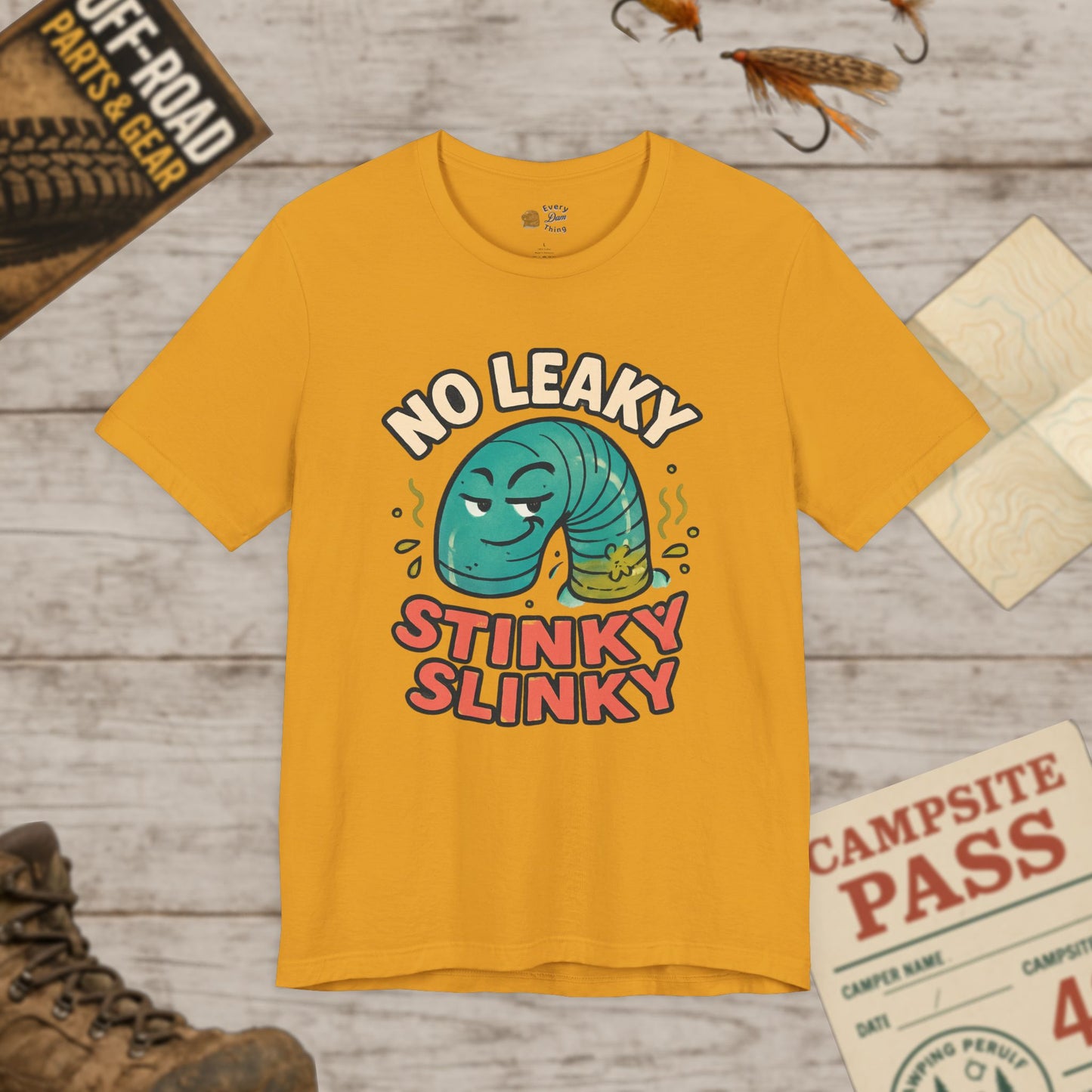 Stinky Slinky T-Shirt  Funny Retro Slinky Graphic Tee
