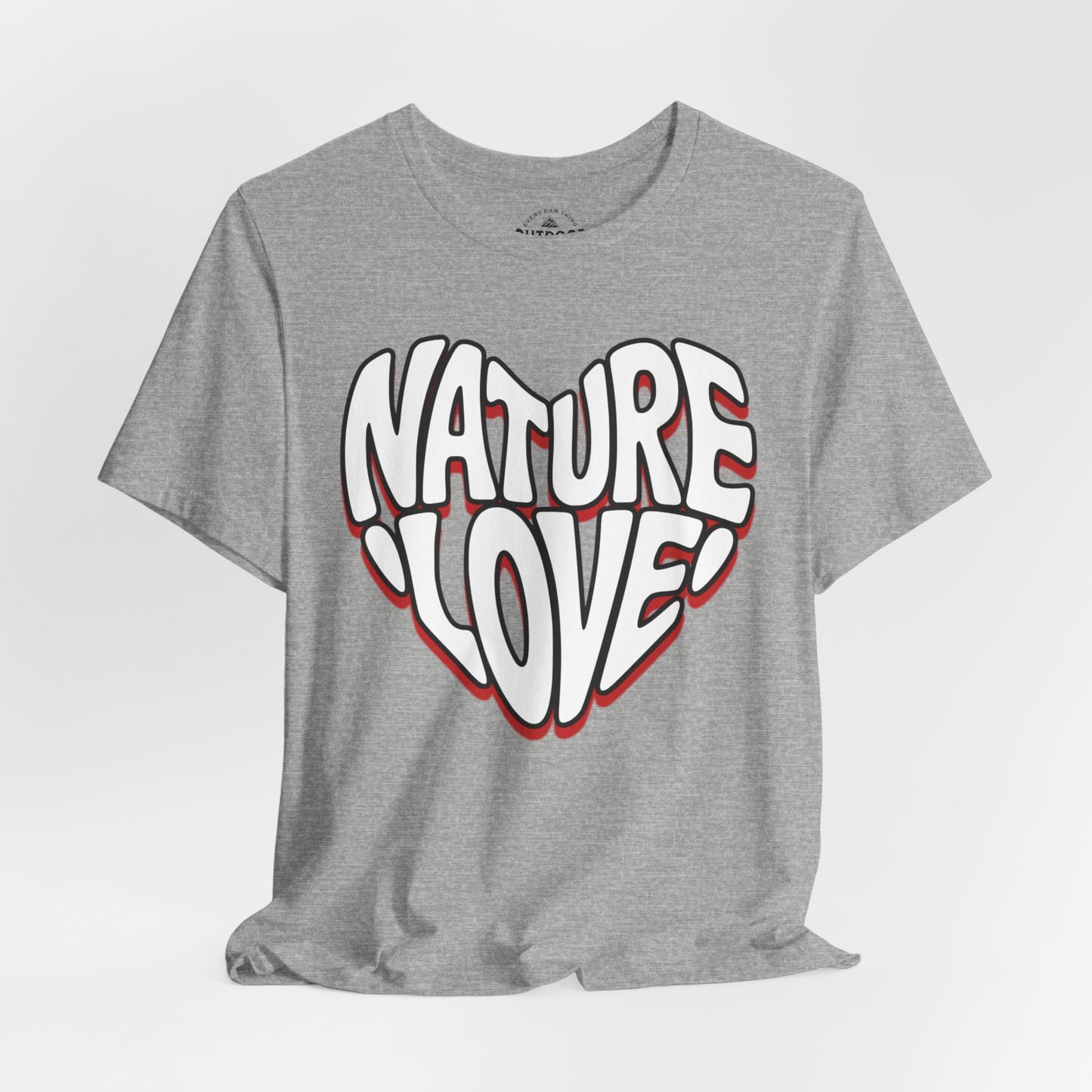 Nature Love Unisex Tee Heart T-Shirt