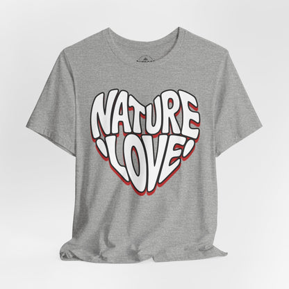 Nature Love Unisex Tee Heart T-Shirt