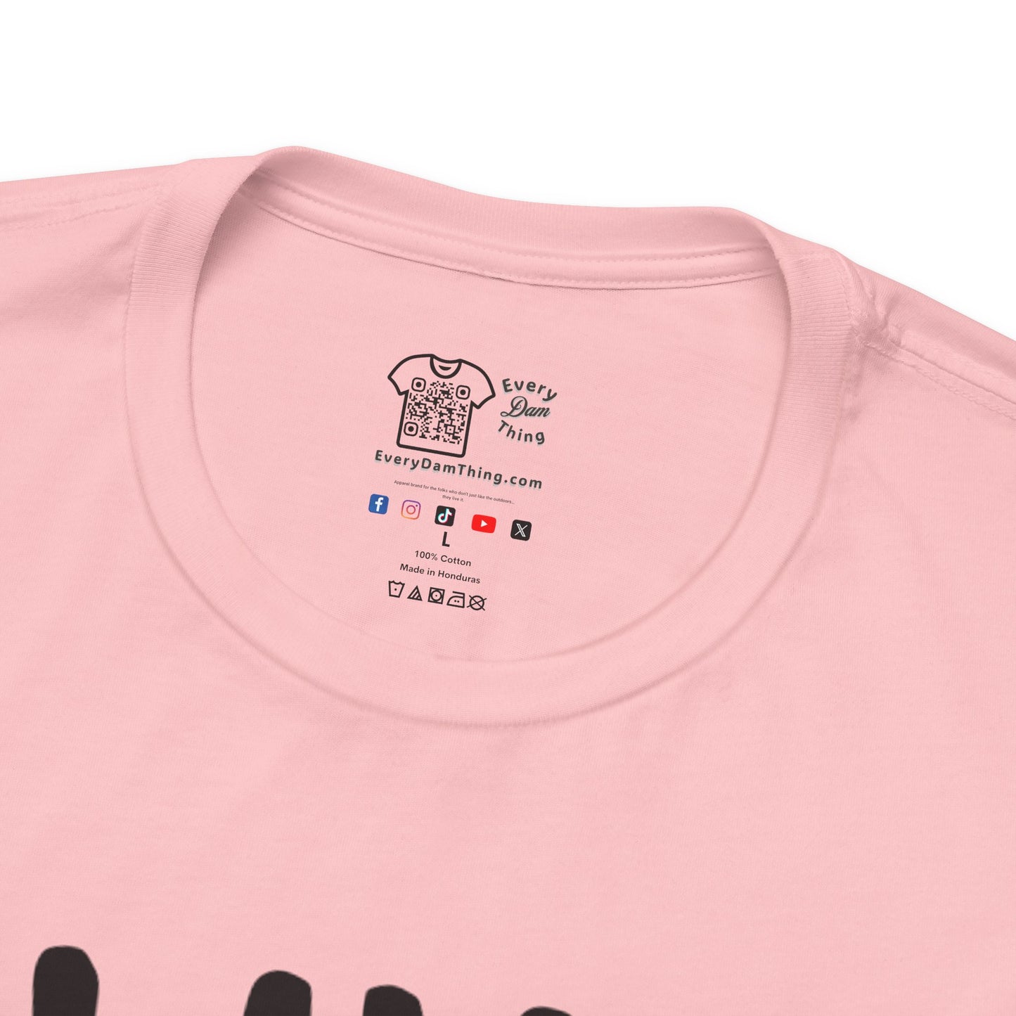 Live Wild Bear T-Shirt  Outdoor Camping Nature Tee Blk Print