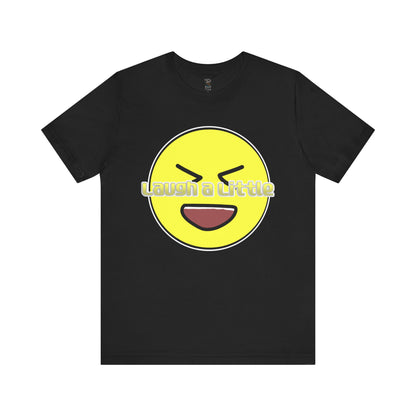 Laugh a Little Emoji Tee By Chace Bella Canvas