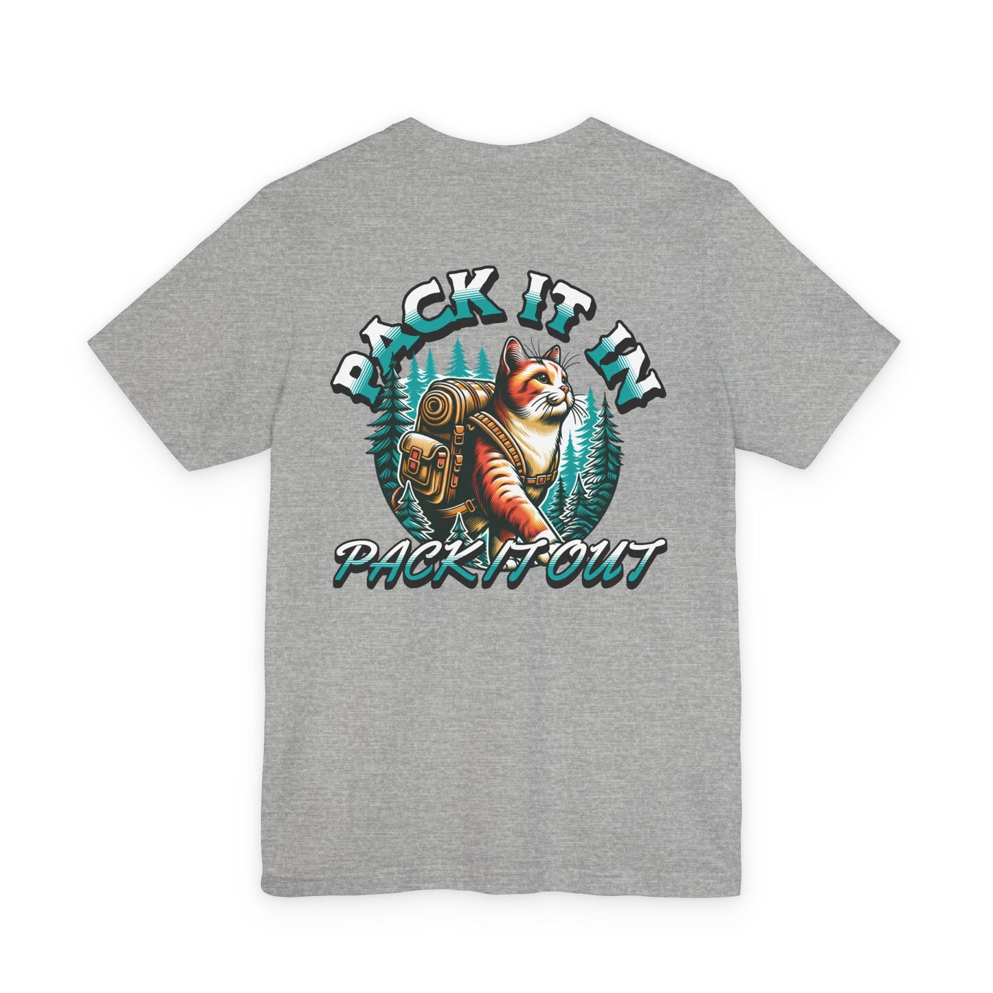 Cat Pack It In' Graphic T-Shirt