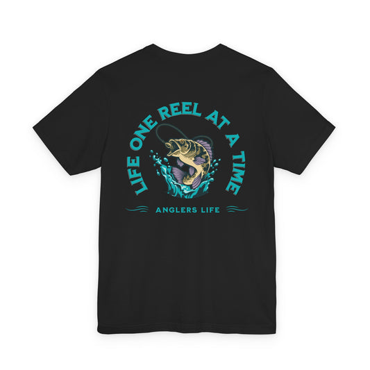 One Reel at a Time Front /Back Print T-Shirt