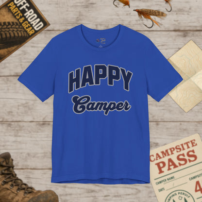 Happy Camper Unisex Jersey Tee Bella+Canvas 3001