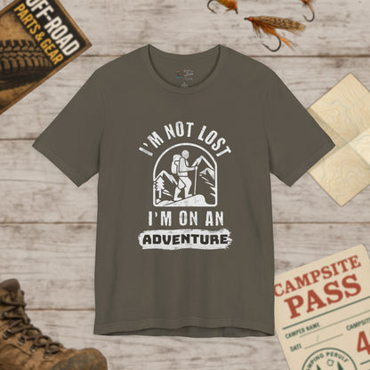 Adventure Awaits Unisex Tee Im Not Lost Adventure Bella+Canvas 3001