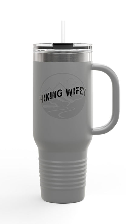 Hiking Wifey Insulated Travel Mug Tumbler 40oz