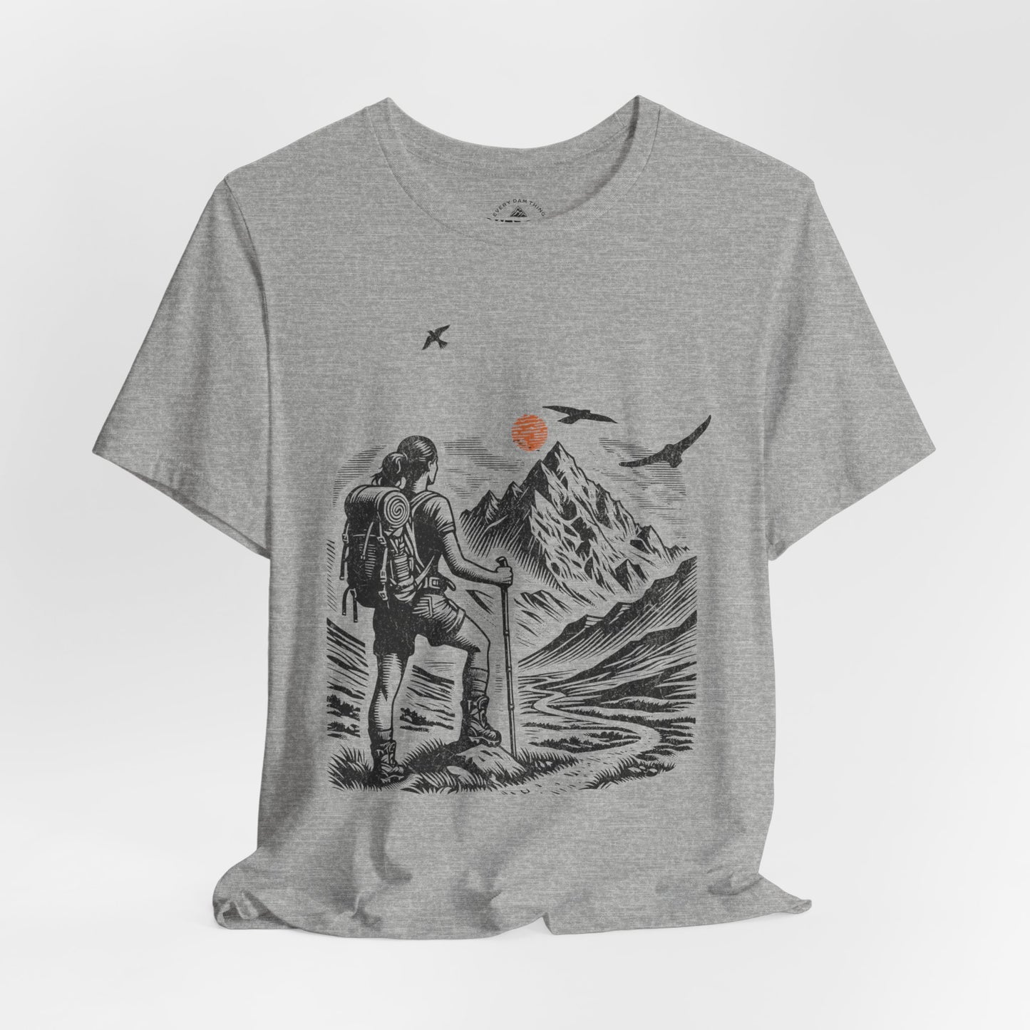 Mountain Scenic Backpacking Adventure T-Shirt