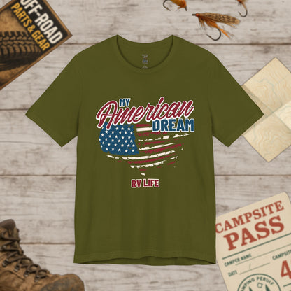 American Dream RV Life Tee Bella Canvas 3001