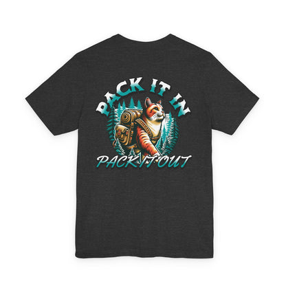 Cat Pack It In' Graphic T-Shirt
