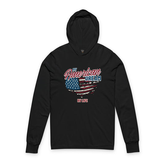 My American Dream Unisex Hooded Tee, Casual Hoodie Bella+Canvas 3512