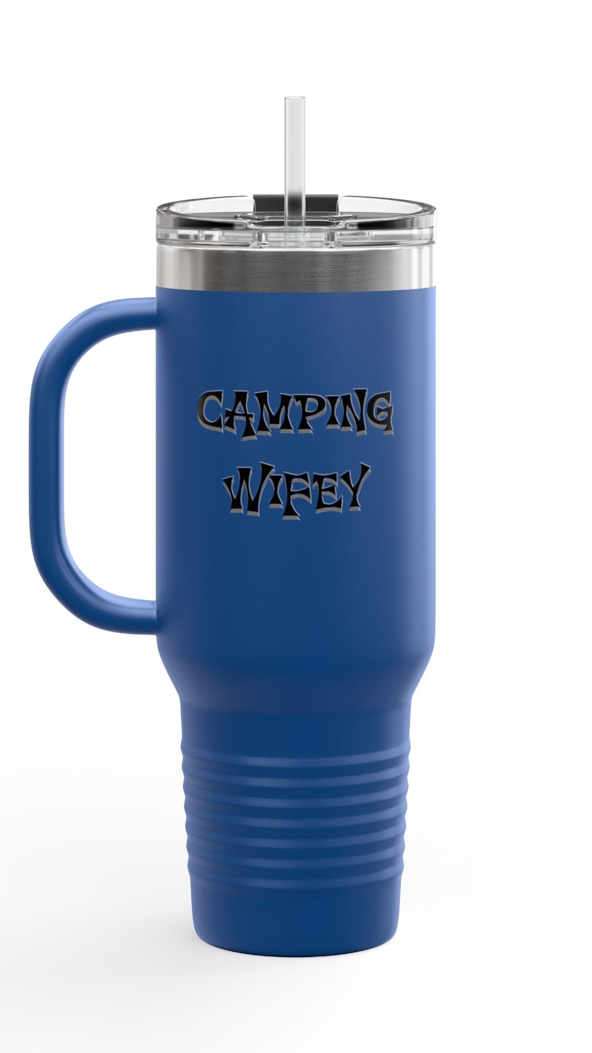 Camping Wifey Insulated Travel Mug 40oz