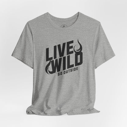 Live Wild Go Outside Graphic T-Shirt
