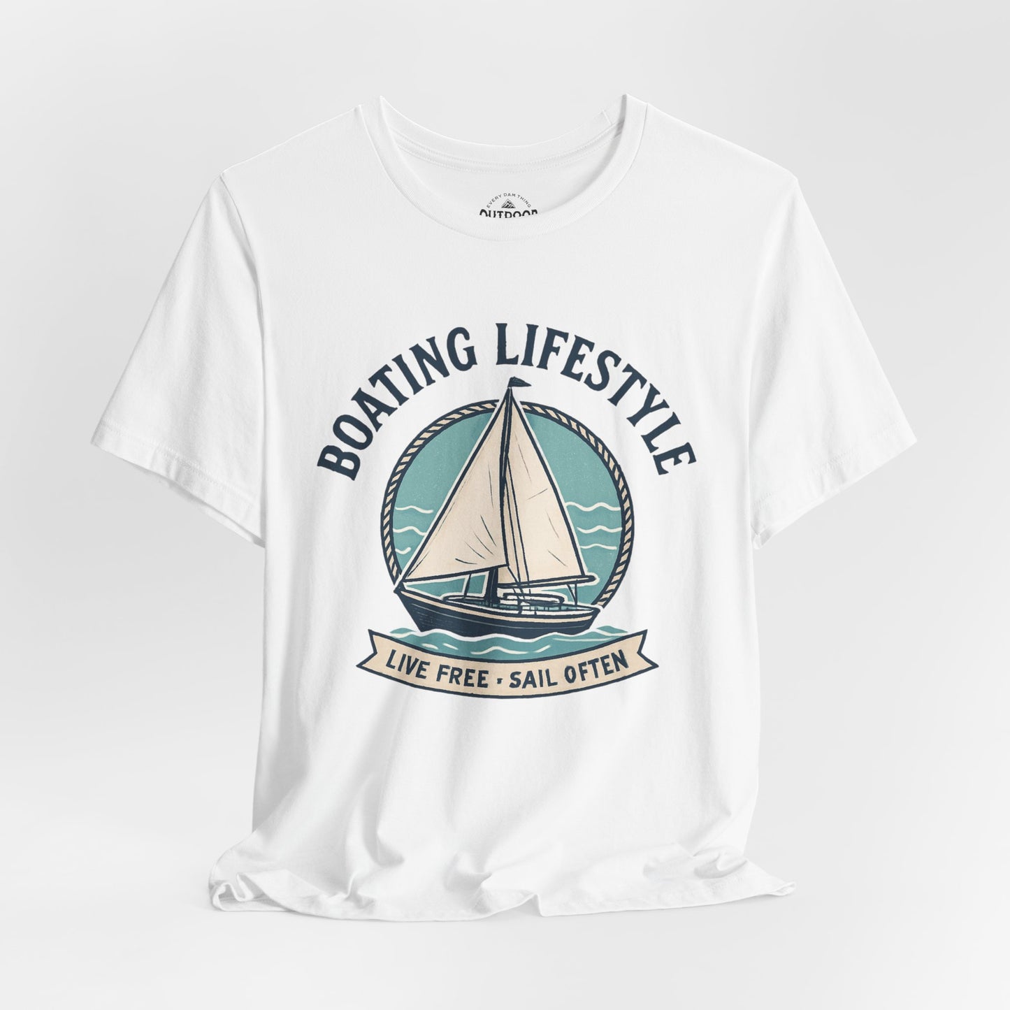 Live Free, Sail Often Sailboat T-Shirt