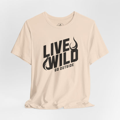 Live Wild Go Outside Graphic T-Shirt