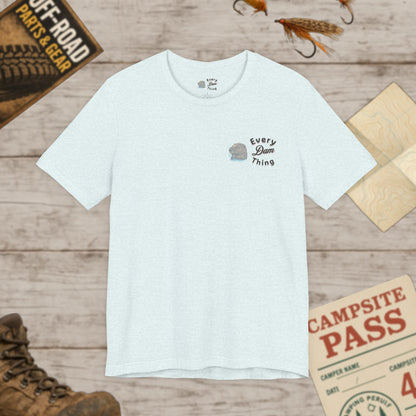 Off-Road Tee, Graphic Tee Front & Back Print Bella Canvas 3001