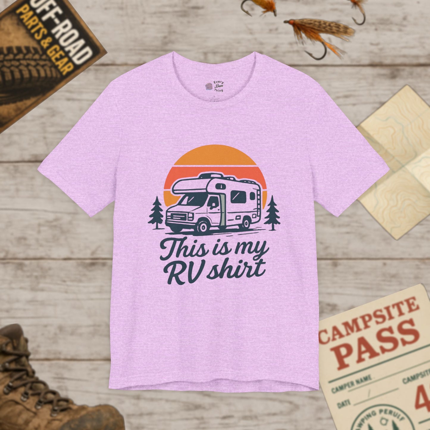 RV T-Shirt This Is My Camping Motorhome Tee