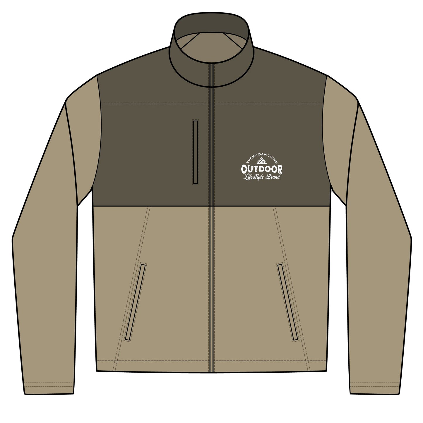 Embroidered Realtree® Colorblock Soft Shell Jacket -Logo-