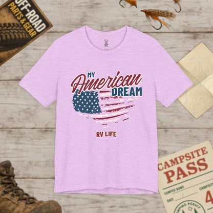 American Dream RV Life Tee Bella Canvas 3001