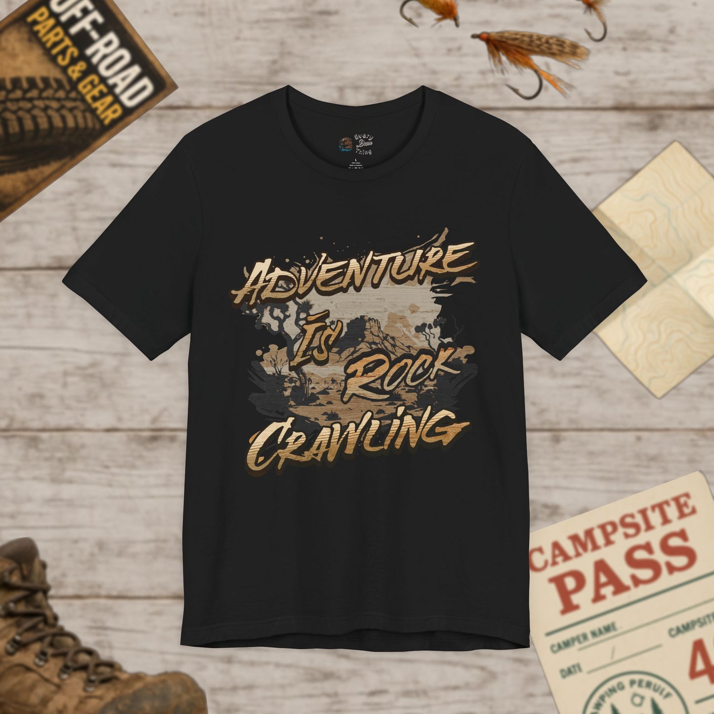 Adventure Rock Crawling Tee Bella Canvas 3001