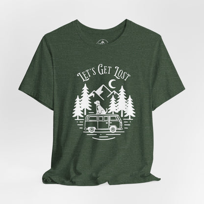 Let's Get Lost T-Shirt White Print