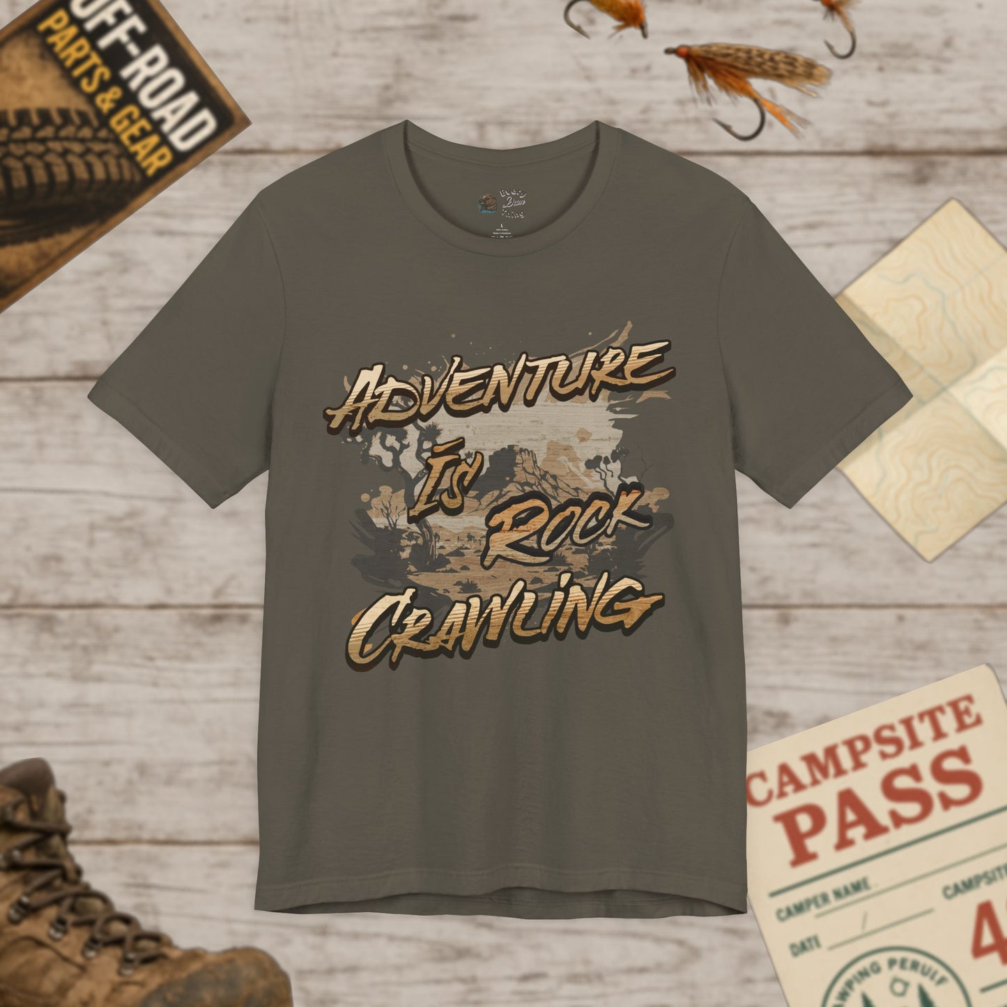 Adventure Rock Crawling Tee Bella Canvas 3001