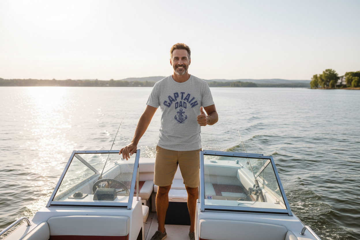 Captain Dad Boat Tee
