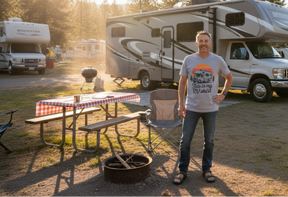 RV T-Shirt at Campground